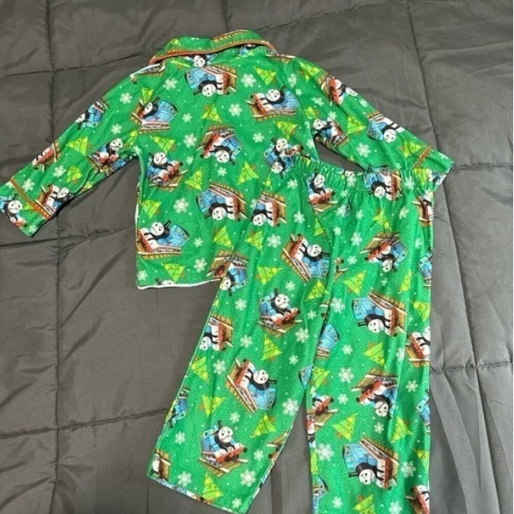 Thomas & Friends Christmas Pajamas 2T - Picture 2 of 5